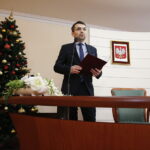 11.01.2019 Kielce. Spotkanie Urząd miasta. Spotkanie rodziców z władzami miasta w sprawie przyszłorocznej rekrutacji do szkół średnich. Zastępca prezydenta Marcin Różycki / Jarosław Kubalski / Radio Kielce