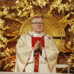 12.01.2019 Kielce. Sanktuarium św. Józefa Opiekuna Rodziny. Diecezjalne Spotkanie Kolędników Misyjnych. Biskup Andrzej Kaleta / Jarosław Kubalski / Radio Kielce