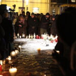 14.01.2019 Kielce. Rynek. Światełko dla zamordowanego prezydenta Gdańska Pawła Adamowicza / Jarosław Kubalski / Radio Kielce