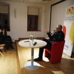 22.01.2019 Kielce. OMPiO. Paweł Lisicki, redaktor naczelny tygodnika "Do Rzeczy" podczas spotkania z czytelnikami / Jarosław Kubalski / Radio Kielce