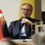 22.01.2019 Kielce. OMPiO. Paweł Lisicki, redaktor naczelny tygodnika "Do Rzeczy" podczas spotkania z czytelnikami / Jarosław Kubalski / Radio Kielce