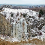 23.01.2019 Kielce. Kadzielnia. Lodospad / Jarosław Kubalski / Radio Kielce