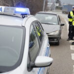 23.,01.2019 Kielce. Ulica Radomska. Policja przeprowadza akcję "Bezpieczny pasażer" / Jarosław Kubalski / Radio Kielce