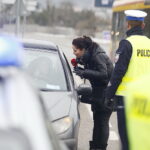 23.,01.2019 Kielce. Ulica Radomska. Policja przeprowadza akcję "Bezpieczny pasażer" / Jarosław Kubalski / Radio Kielce