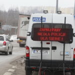 23.,01.2019 Kielce. Ulica Radomska. Policja przeprowadza akcję "Bezpieczny pasażer" / Jarosław Kubalski / Radio Kielce