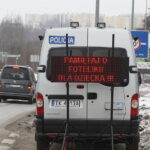 23.,01.2019 Kielce. Ulica Radomska. Policja przeprowadza akcję "Bezpieczny pasażer" / Jarosław Kubalski / Radio Kielce