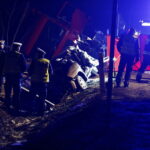 27.01.2019 Wypadek na skrzyżowaniu dróg krajowej nr 73 Kielce - Piotrków Trybunalski i 728 / Jarosław Kubalski / Radio Kielce