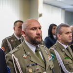 Kielce. Powołanie insp. Pawła Dzierżaka na stanowisko Komendanta Wojewódzkiego Policji w Kielcach. Na zdjęciu: pułkownik Paweł Chabielski, komendant Centrum Przygotowań do Misji Zagranicznych na Bukówce / KWP w Kielcach