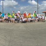 Kielczanie z biskupem Janem Piotrowskim w stolicy Panamy / Ksiądz Łukasz Zygmunt, ksiądz Michał Haśnik, Aleksandra Kujszczyk