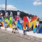 Kielczanie z biskupem Janem Piotrowskim w stolicy Panamy / Ksiądz Łukasz Zygmunt, ksiądz Michał Haśnik, Aleksandra Kujszczyk