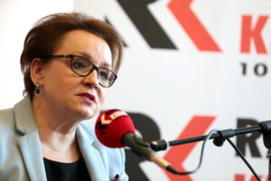 Anna Zalewska - Minister Edukacji Narodowej / Marzena Mąkosa / Radio Kielce