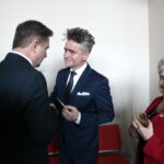 Regionalne spotkanie opłatkowe Zarządu Regionu Świętokrzyskiego NSZZ "Solidarność". Krzysztof Słoń - senator RP / Marzena Mąkosa / Radio Kielce