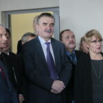 Regionalne spotkanie opłatkowe Zarządu Regionu Świętokrzyskiego NSZZ "Solidarność". Wojciech Lubawski - były prezydent Kielc i Dorota Koczwańska - Kalita - naczelnik delegatury IPN w Kielcach  / Marzena Mąkosa / Radio Kielce