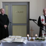 Regionalne spotkanie opłatkowe Zarządu Regionu Świętokrzyskiego NSZZ "Solidarność". Po prawej biskup Marian Florczyk  / Marzena Mąkosa / Radio Kielce