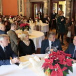 Spotkanie noworoczne dziennikarzy z Zarządem Województwa Świętokrzyskiego. Na zdjęciu (od lewej): Andrzej Bętkowski - marszałek województwa świętokrzyskiego, Renata Janik - wicemarszałek województwa świętokrzyskiego, Mieczysław Gębski - wiceprzewodniczący sejmiku i Marek Bogusławski - członek województwa świętokrzyskiego / Marzena Mąkosa / Radio Kielce