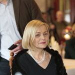 Spotkanie noworoczne dziennikarzy z Zarządem Województwa Świętokrzyskiego. Renata Janik - wicemarszałek województwa świętokrzyskiego  / Marzena Mąkosa / Radio Kielce