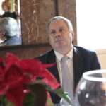 Spotkanie noworoczne dziennikarzy z Zarządem Województwa Świętokrzyskiego. Przemysław Predygier - prezes TVP3 Kielce / Marzena Mąkosa / Radio Kielce