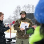 Rajd śladami wąskotorówki. Na zdjęciu: Karol Żak i Bartosz Kozak  / Marzena Mąkosa / Radio Kielce