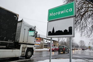 Morawica. Droga krajowa nr 73 / Marzena Mąkosa / Radio Kielce