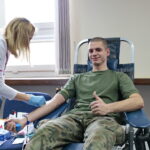 Elewi z Centrum Przygotowań do Misji Zagranicznych w Kielcach oddawali krew / Marzena Mąkosa / Radio Kielce