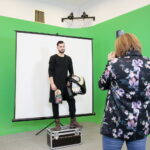 Sesja zdjęciowa strojów folkowych zaprojektowanych przez studentów UJK / Marzena Mąkosa / Radio Kielce