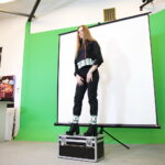 Sesja zdjęciowa strojów folkowych zaprojektowanych przez studentów UJK / Marzena Mąkosa / Radio Kielce