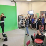 Sesja zdjęciowa strojów folkowych zaprojektowanych przez studentów UJK / Marzena Mąkosa / Radio Kielce