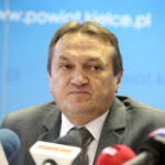 Spotkanie noworoczne w Starostwie Powiatowym. Mirosław Gębski - starosta kielecki / Marzena Mąkosa / Radio Kielce