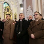 Centralne obchody 156. rocznicy wybuchu Powstania Styczniowego. Na zdjęciu (od lewej): płk Artur Barański - dowódca Świętokrzyskiej Brygady Wojsk Obrony Terytorialnej i Andrzej Bętkowski - marszałek województwa świętokrzyskiego / Marzena Mąkosa / Radio Kielce