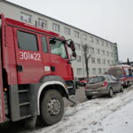 Alarmy bombowe. Ewakuacja Pierwszego Urzędu Skarbowego przy ulicy Wróbla / Marzena Mąkosa / Radio Kielce