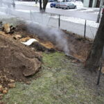 Awaria na Śląskiej. Awaria sieci ciepłowniczej  / Marzena Mąkosa / Radio Kielce