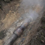 Awaria na Śląskiej. Awaria sieci ciepłowniczej  / Marzena Mąkosa / Radio Kielce