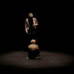 Spektakl "Medaliony" w Kieleckim Centrum Kultury. Na zdjęciu: Marek Tercz i Magdalena Jarek - Matla / Marzena Mąkosa / Radio Kielce