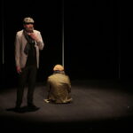 Spektakl "Medaliony" w Kieleckim Centrum Kultury. Na zdjęciu: Marek Tercz i Magdalena Jarek - Matla / Marzena Mąkosa / Radio Kielce