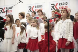 Studio Gram Radia Kielce. Koncert chóru Agaty Steczkowskiej / Radio Kielce