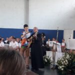 Kielczanie z biskupem Janem Piotrowskim w stolicy Panamy / Ksiądz Łukasz Zygmunt, ksiądz Michał Haśnik, Aleksandra Kujszczyk