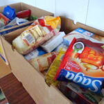 Zbiórka żywności w ramach ogólnopolskiej akcji „Rodacy bohaterom” / Emilia Sitarska / Radio Kielce