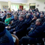 Baćkowice. Spotkanie ministra rolnictwa i rozwoju wsi Jana Krzysztofa Ardanowskiego z rolnikami z terenu powiatu opatowskiego / Emilia Sitarska / Radio Kielce