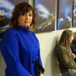 Wernisaż wystawy Wodne impresje. Na pierwszym planie: Dominika Jakubowska / Emilia Sitarska / Radio Kielce