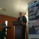 Kielce. Konferencja "Miejski Urząd Pracy w Kielcach. Oferta - współpraca - dokonania". Na zdjęciu: Marek Hadała - zastępca dyrektora Miejskiego Urzędu Pracy w Kielcach / Monika Miller / Radio Kielce