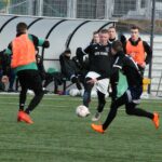 Połaniec. Mecz kontrolny Czarni Połaniec - Stal Stalowa Wola / Czarni Połaniec