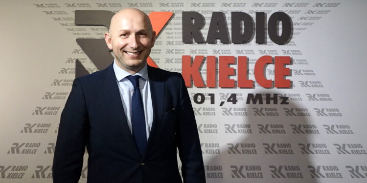 Spodziewany Gość. Marcin Perz - prezes Specjalnej Strefy Ekonomicznej w Starachowicach / Karol Żak / Radio Kielce