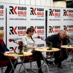 Studio Polityczne. Na zdjęciu (od lewej): Róża Thun - PO, Magdalena Fogiel-Litwinek - Kukiz'15, Czesław Siekerski - PSL, Marek Kowalski - Nowoczesna / Karol Żak / Radio Kielce