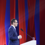 Konwencja PiS w Warszawie. Na zdjęciu premier Mateusz Morawiecki / Jarosław Kubalski / Radio Kielce