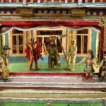 Szaniec. Pokonkursowa wystawa Szopek Krakowskich w Wiejskim Domu Kultury / Marta Gajda / Radio Kielce