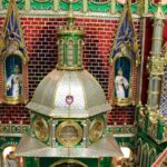 Szaniec. Pokonkursowa wystawa Szopek Krakowskich w Wiejskim Domu Kultury / Marta Gajda / Radio Kielce