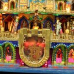 Szaniec. Pokonkursowa wystawa Szopek Krakowskich w Wiejskim Domu Kultury / Marta Gajda / Radio Kielce