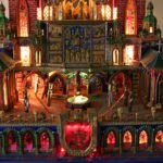 Szaniec. Pokonkursowa wystawa Szopek Krakowskich w Wiejskim Domu Kultury / Marta Gajda / Radio Kielce