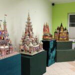 Szaniec. Pokonkursowa wystawa Szopek Krakowskich w Wiejskim Domu Kultury / Marta Gajda / Radio Kielce