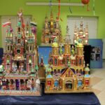 Szaniec. Pokonkursowa wystawa Szopek Krakowskich w Wiejskim Domu Kultury / Marta Gajda / Radio Kielce